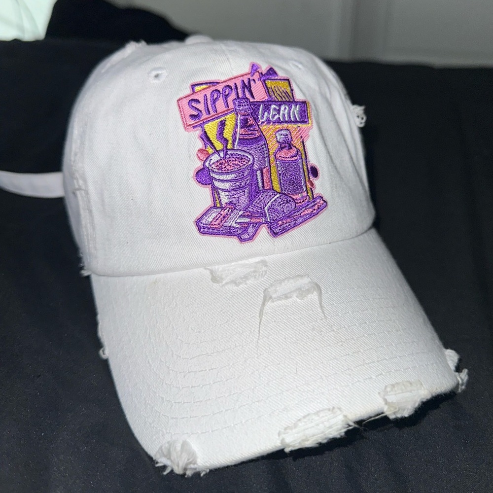 Sippin Lean White Hat